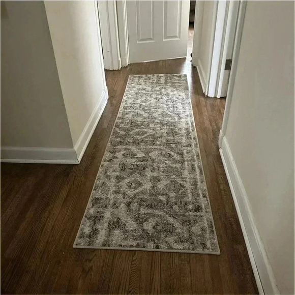 NEW 2'x7' Eliot Geo Runner Rug Tan/Beige/ Gray - Threshold - Picture 5 of 7